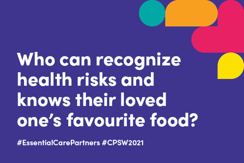 Who can recognize health risks and knows their loved one's favourite food?