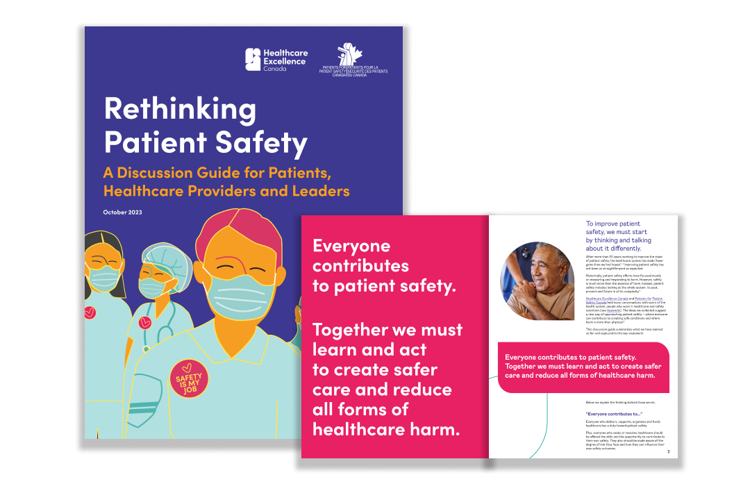 Image of Healthcare Excellence Canada’s Rethinking Patient Safety Discussion Guide